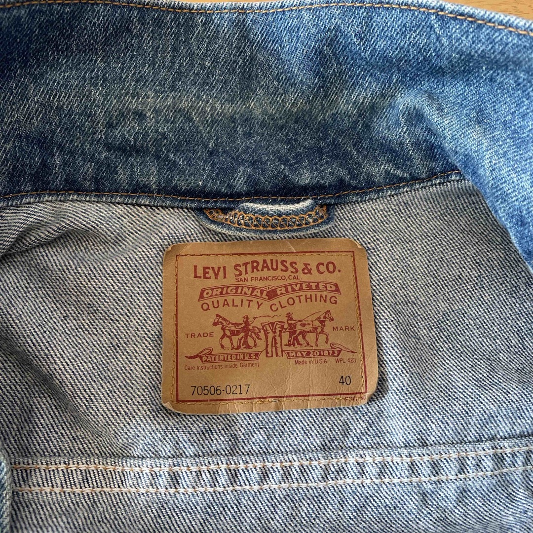 FREAK'S STORE(フリークスストア)のLevi's リーバイス デニムジャケット Gジャン 3rdモデル 93年米国製 メンズのジャケット/アウター(Gジャン/デニムジャケット)の商品写真