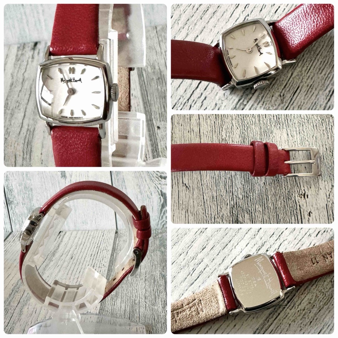 MARGARET HOWELL(マーガレットハウエル)の【希少】MARGARET HOWELL スクエア シルバー  腕時計 ハウエル レディースのファッション小物(腕時計)の商品写真