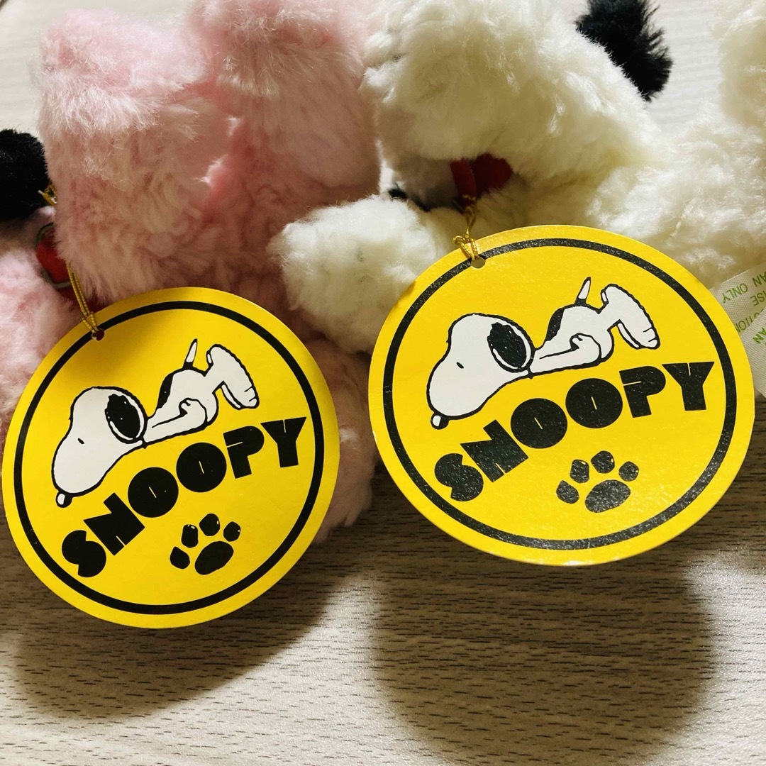 SNOOPY(スヌーピー)のクタクタスヌーピー S  4体セット 吉徳　スヌーピー　ぬいぐるみ エンタメ/ホビーのおもちゃ/ぬいぐるみ(ぬいぐるみ)の商品写真