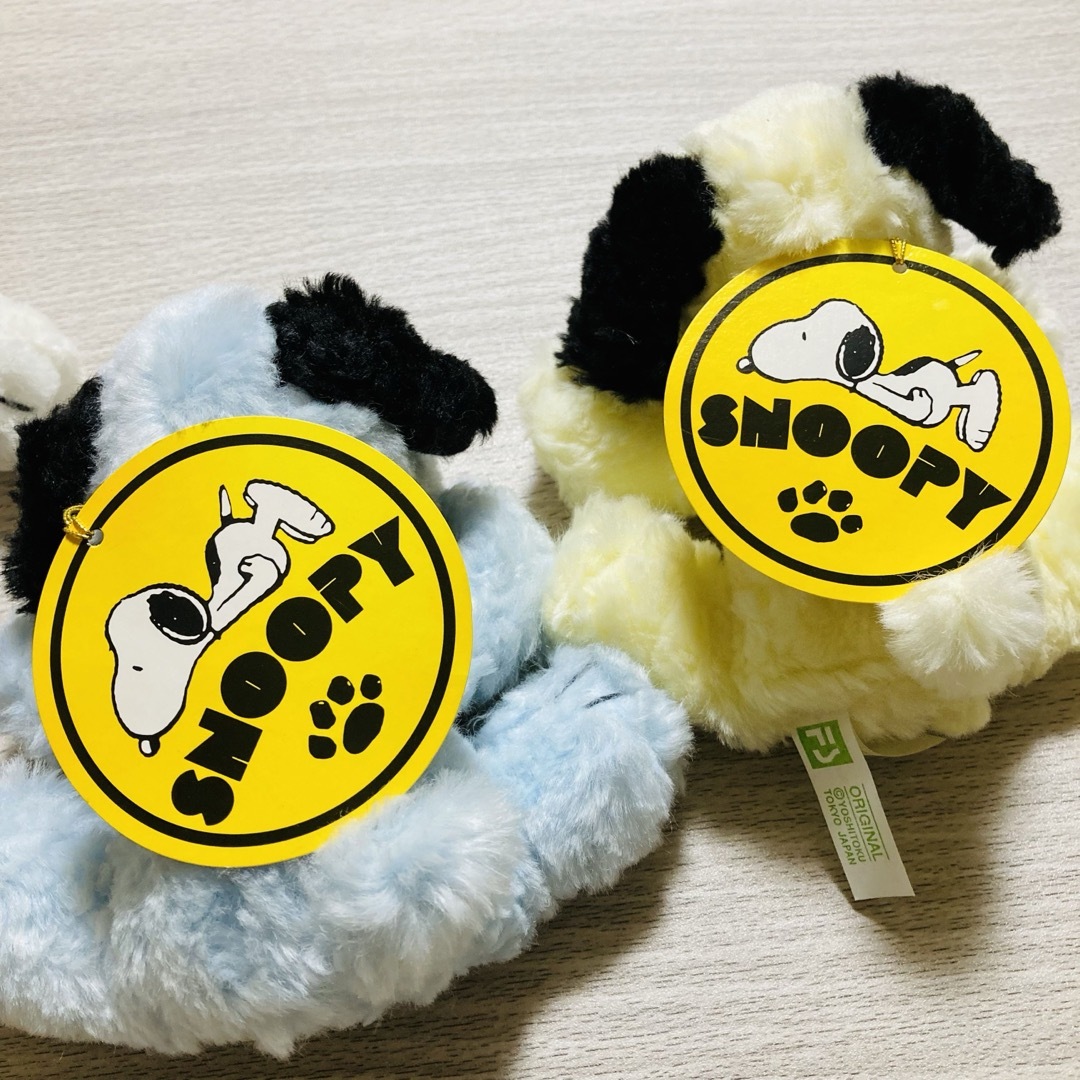 SNOOPY(スヌーピー)のクタクタスヌーピー S  4体セット 吉徳　スヌーピー　ぬいぐるみ エンタメ/ホビーのおもちゃ/ぬいぐるみ(ぬいぐるみ)の商品写真