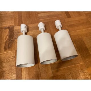 ムジルシリョウヒン(MUJI (無印良品))の無印良品 システムライト用ＬＥＤスポットライト・小／ホワイト3個セット(天井照明)