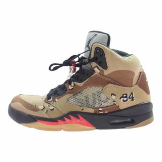 シュプリーム(Supreme)のSupreme シュプリーム スニーカー 15AW 824371-201 × Nike Air Jordan 5 Retro Desert Camo ナイキ エアジョーダン5 レトロ デザート カモ スニーカー マルチカラー系 27.5cm【中古】(スニーカー)