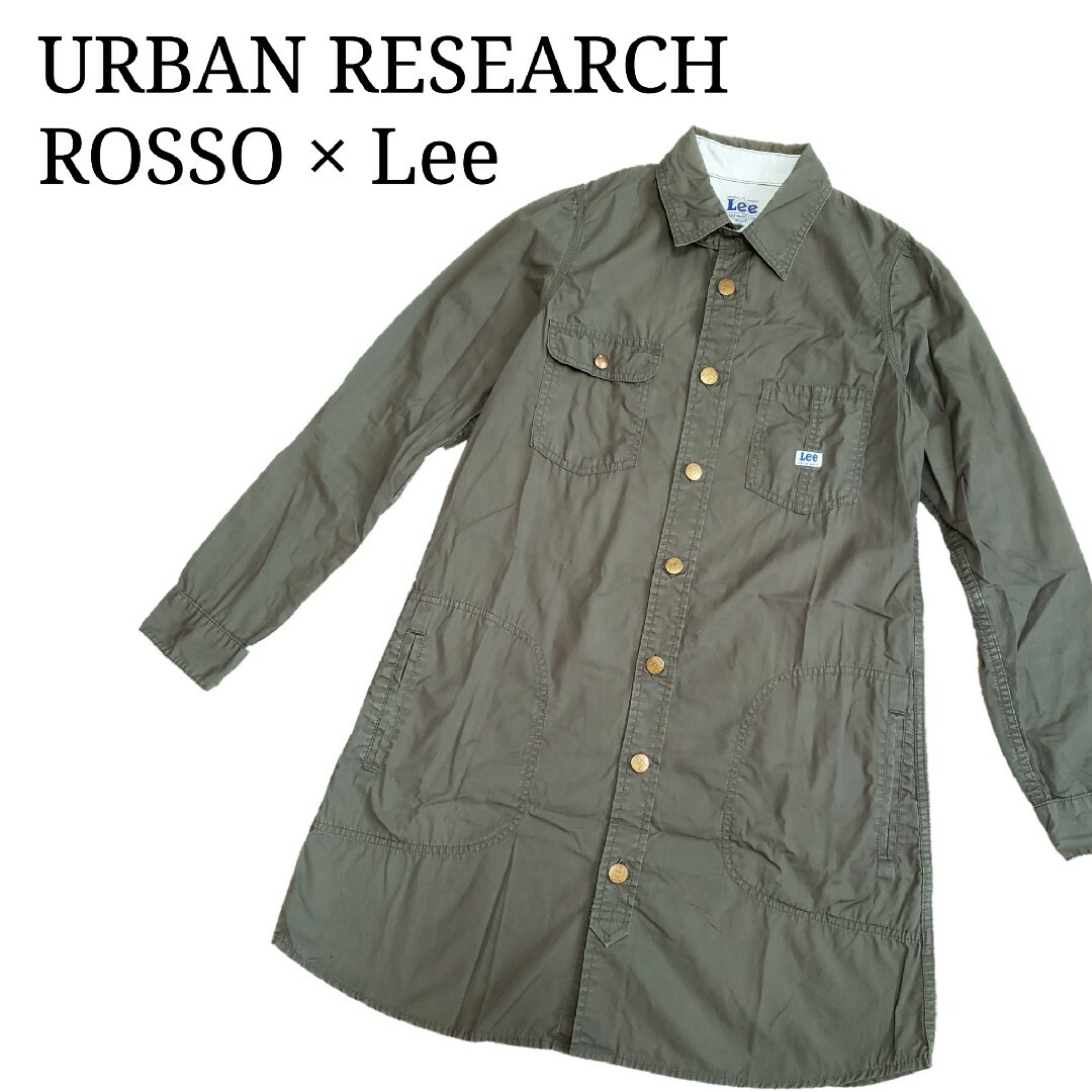 URBAN RESEARCH ROSSO(アーバンリサーチロッソ)のURBAN RESEARCH ROSSO lee ワーク シャツ ワンピース レディースのワンピース(ひざ丈ワンピース)の商品写真