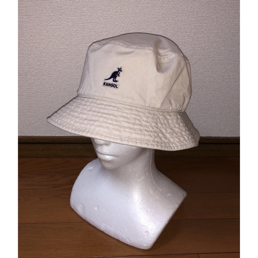 KANGOL(カンゴール)のXL 美品 KANGOL バケットハット ベルハット バケット ベージュ カーキ メンズの帽子(ハット)の商品写真