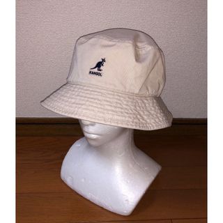 カンゴール(KANGOL)のXL 美品 KANGOL バケットハット ベルハット バケット ベージュ カーキ(ハット)