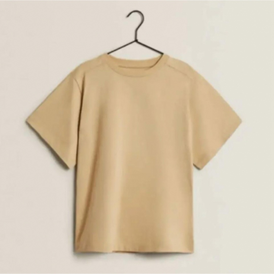 ZARA HOME(ザラホーム)のZARA HOME  ザラホーム　プレミアムコットン Tシャツ レディースのトップス(Tシャツ(半袖/袖なし))の商品写真