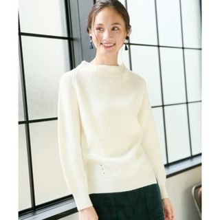 グローバルワーク(GLOBAL WORK)の【美品】GLOBAL WORK　ボトルネックプルオーバー　Lサイズ　アイボリー(ニット/セーター)