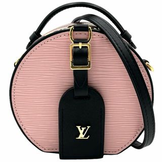 ルイヴィトン(LOUIS VUITTON)の【在庫処分】LOUIS VUITTON ルイヴィトン ショルダーバッグ エピ ミニボワットシャポー ミニバッグ ポシェット 肩掛け 斜め掛け かばん 鞄 R96000    ピンク ブラック 黒 ゴールド金具 レディース 美品【中古品】(ショルダーバッグ)