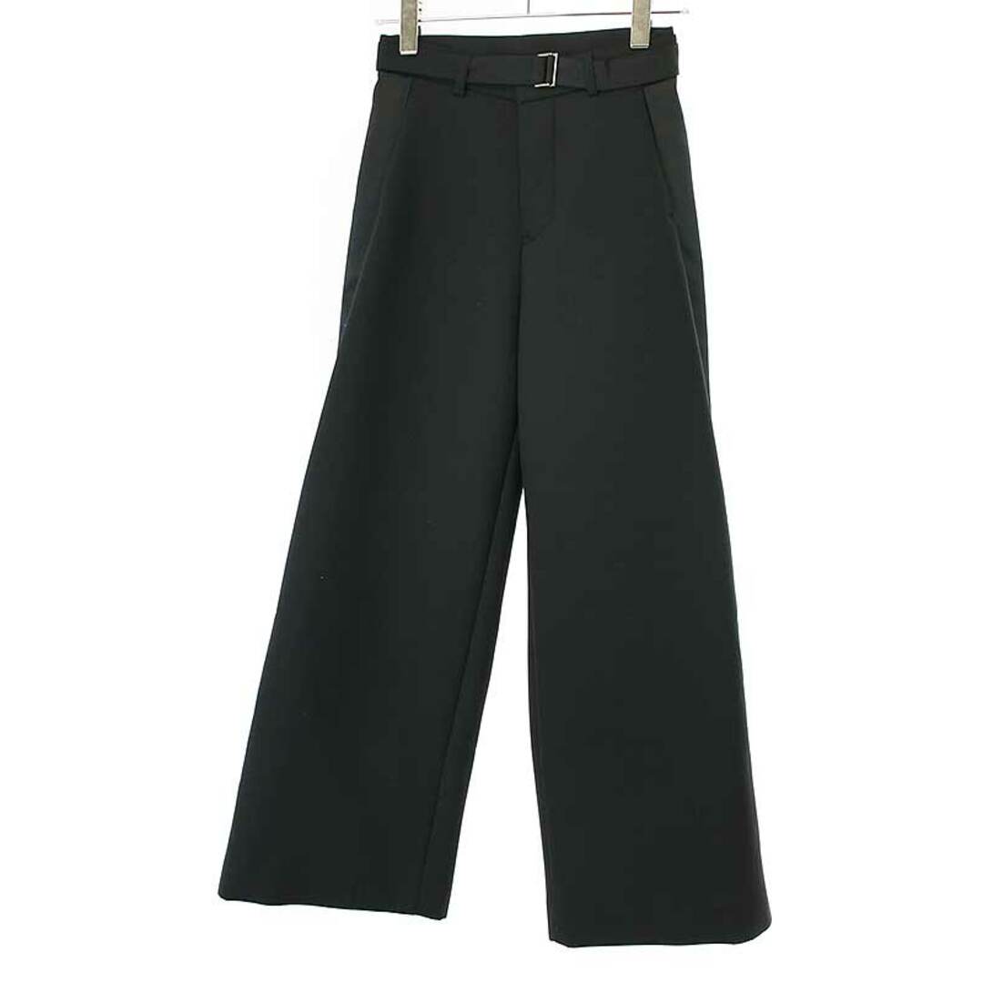 sacai サカイ 23AW Suiting Bouding Pants ベルテッドボンディングパンツ 23-06771 ブラック 1 |  フリマアプリ ラクマ