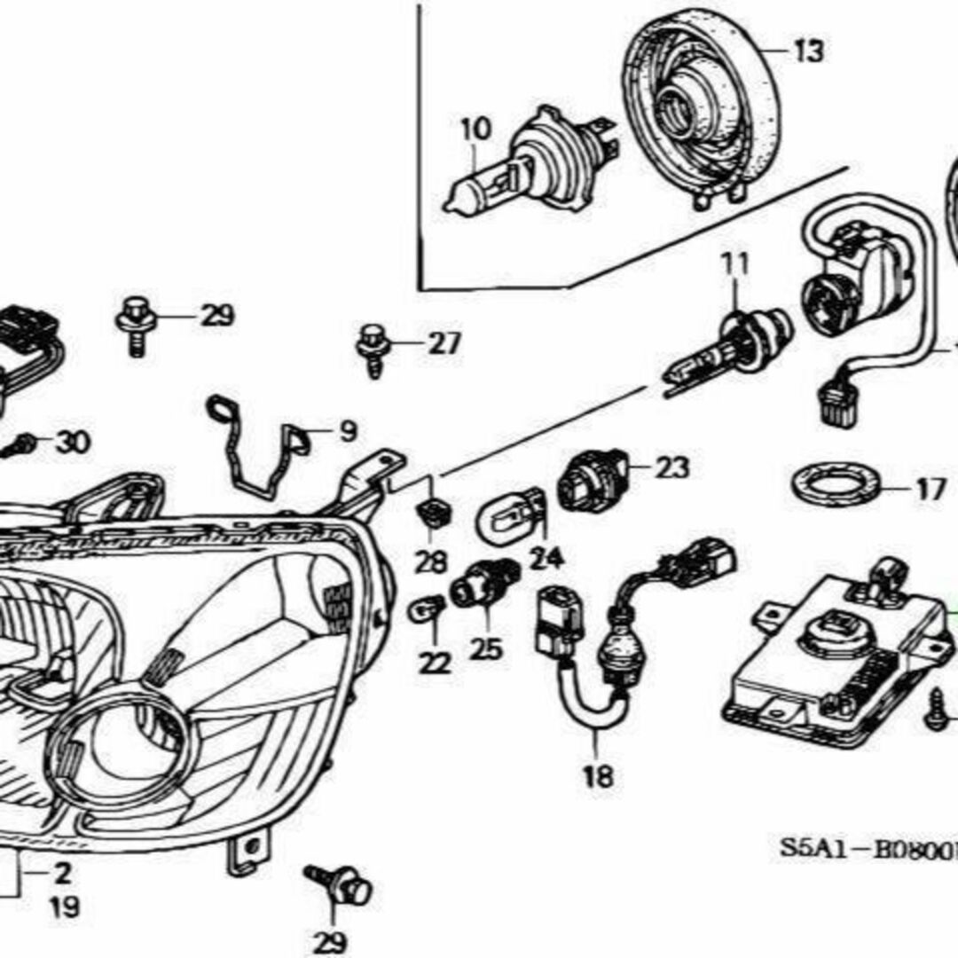 ホンダ(ホンダ)のホンダ NSX コントロールユニット ABA-NA2 CONTROL UNIT 自動車/バイクの自動車(車種別パーツ)の商品写真