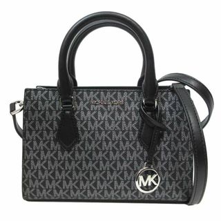 マイケルコース(Michael Kors)の【新品】マイケルコース バッグ ハンドバッグ 35H3S6HS5B BLK/SILVER(ブラック/シルバー) Michael Kors シェイラ PVC スモール センタージップ 2WAY サッチェル 斜め掛け レディース(トートバッグ)