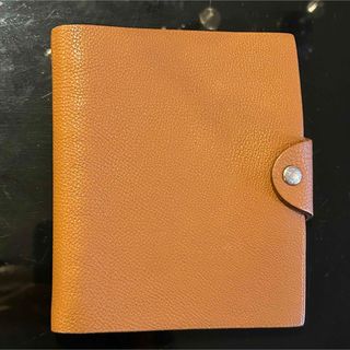 エルメス(Hermes)のエルメス　HERMES ユリス　PM 手帳 ゴールド(その他)