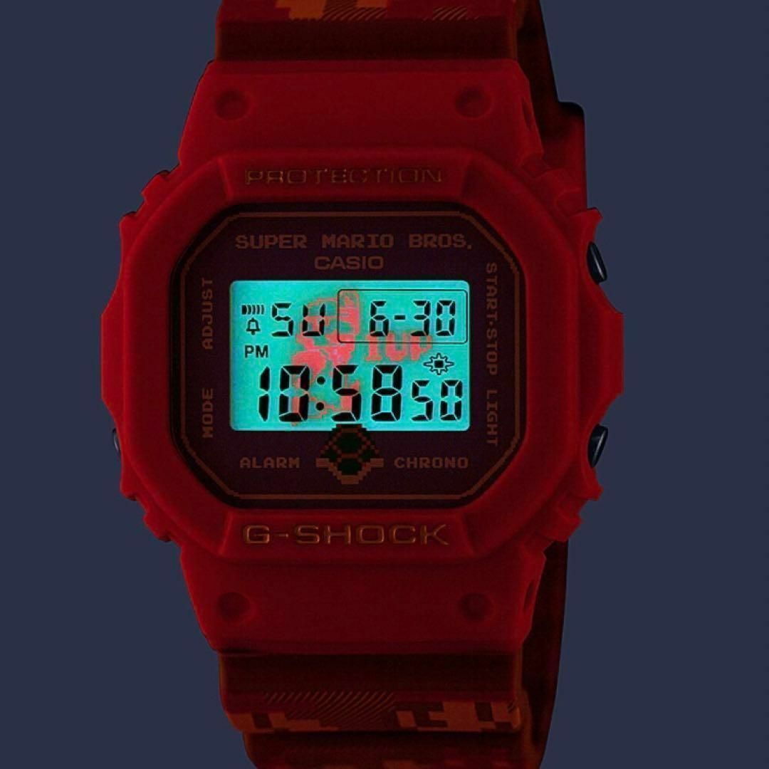 G-SHOCK(ジーショック)の新品未使用　 マリオ コラボ G-SHOCK DW-5600SMB-4DR メンズの時計(腕時計(デジタル))の商品写真