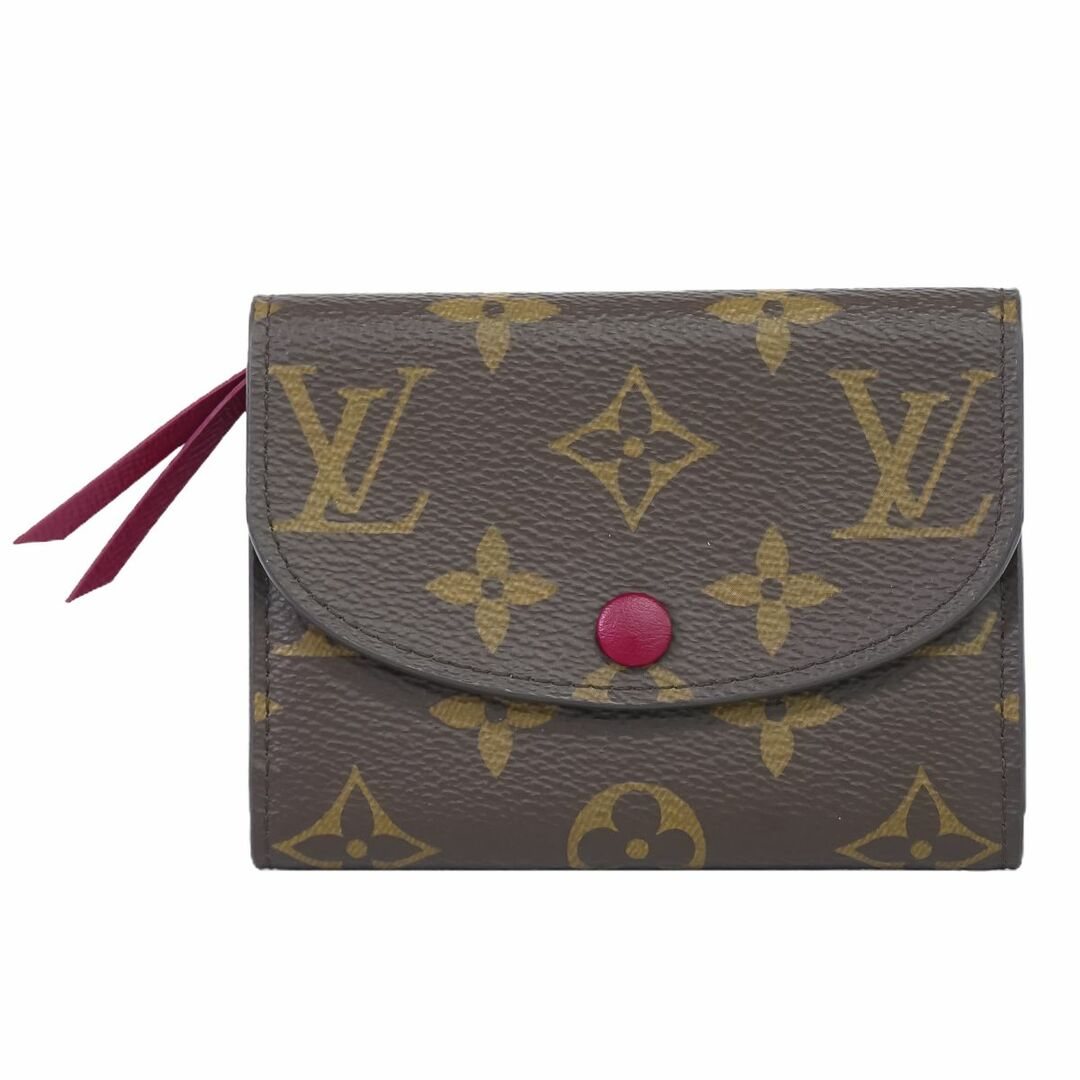 本物 ルイヴィトン LOUIS VUITTON LV ポルトモネ ロザリ モノグラム コインケース 小銭入れ ブラウン M41939 Rosalie ビトン 財布 ウォレットファッション小物