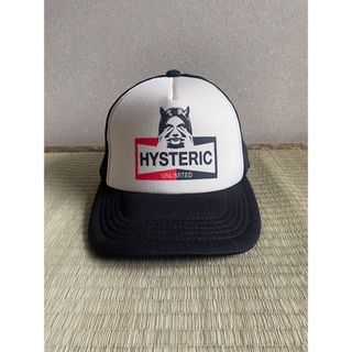 ヒステリックグラマー(HYSTERIC GLAMOUR)のHYSTERIC GLAMOUR UNLIMITED メッシュキャップ ブラック(キャップ)