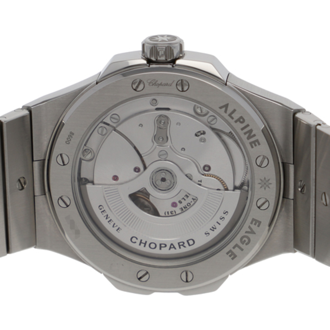 Chopard(ショパール)の【119328】Chopard ショパール  298600-3002 アルパインイーグルラージ グレーダイヤル SS 自動巻き ギャランティーカード 純正ボックス 腕時計 時計 WATCH メンズ 男性 男 紳士【中古】 メンズの時計(腕時計(アナログ))の商品写真