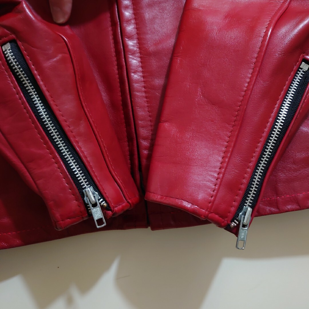 schott - ☆超美品☆Schott641 シングルライダース 赤 schott - ☆超美品☆Schott641 シングルライダース 赤