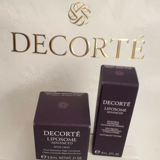 COSME DECORTEリポソームアドバンストリペアクリーム・リペアセラム2点(美容液)