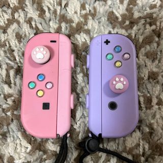 ニンテンドースイッチ(Nintendo Switch)のSwitch ジョイコン ピンク×紫 カスタム 充電スタンド(その他)