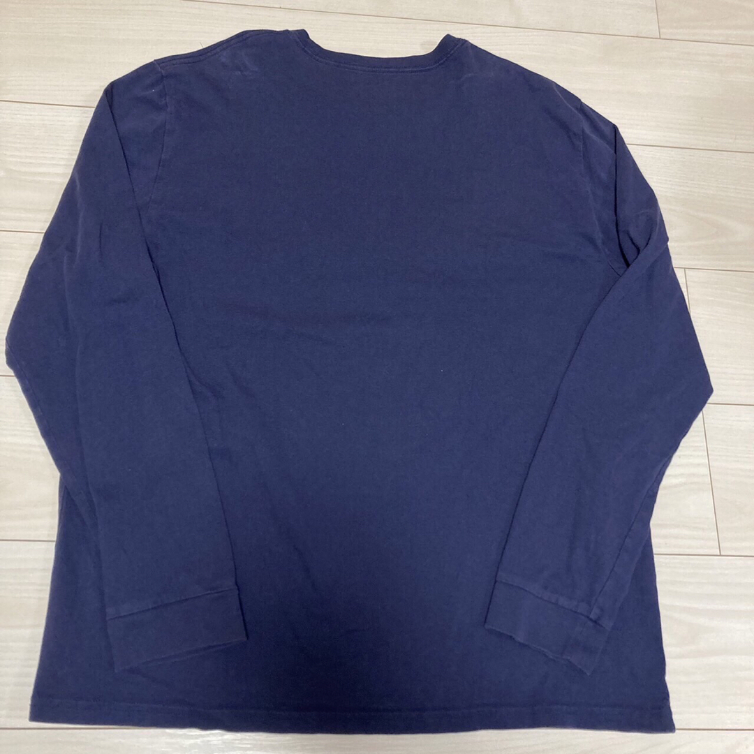 NAUTICA(ノーティカ)のNAUTICA 長袖　プリント　Tシャツ　ロンT ノーティカ　Lサイズ　紺 メンズのトップス(Tシャツ/カットソー(七分/長袖))の商品写真