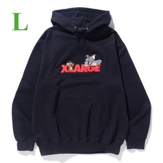 エクストララージ(XLARGE)のXLARGE x TOM AND JERRY HOODED SWEATSHIRT(パーカー)