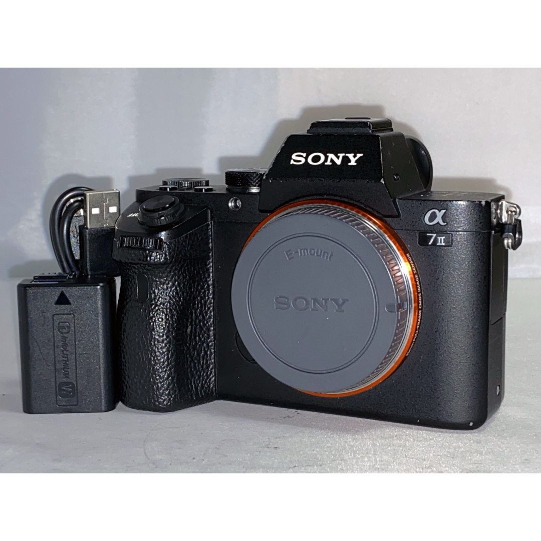 SONY(ソニー)の【1.9万ショット】SONY α7II ILCE-7m2 a7II ボディ 本体 スマホ/家電/カメラのカメラ(ミラーレス一眼)の商品写真