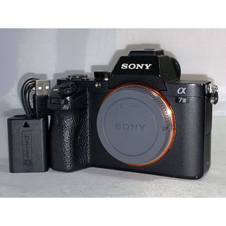 ソニー(SONY)の【1.9万ショット】SONY α7II ILCE-7m2 a7II ボディ 本体(ミラーレス一眼)