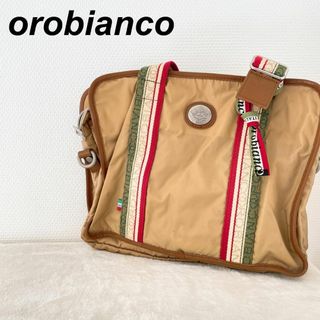 オロビアンコ(Orobianco)の美品✨Orobiancoオロビアンコショルダーバッグハンドバッグカーキ(ショルダーバッグ)