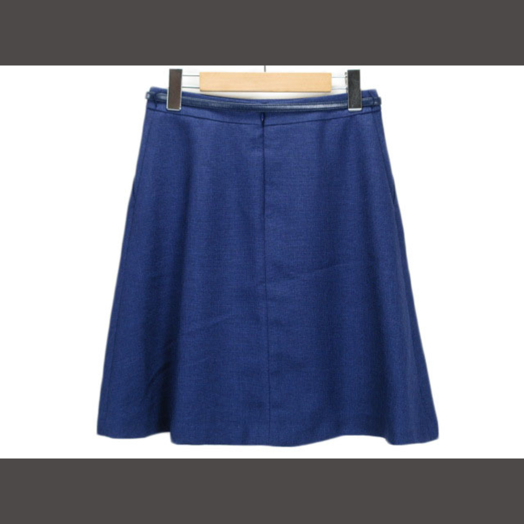 kumikyoku（組曲）(クミキョク)のクミキョク 組曲 KUMIKYOKU スカート フレア リネンライクブッチャー  レディースのスカート(ひざ丈スカート)の商品写真