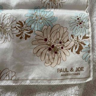 ポールアンドジョー(PAUL & JOE)のハンカチ レディース POAL&JOE ホワイト(ハンカチ)