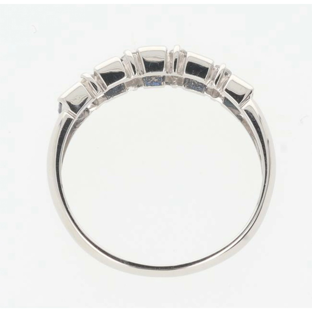 pt900 ブルーサファイア・ダイヤモンドリング レディースのアクセサリー(リング(指輪))の商品写真