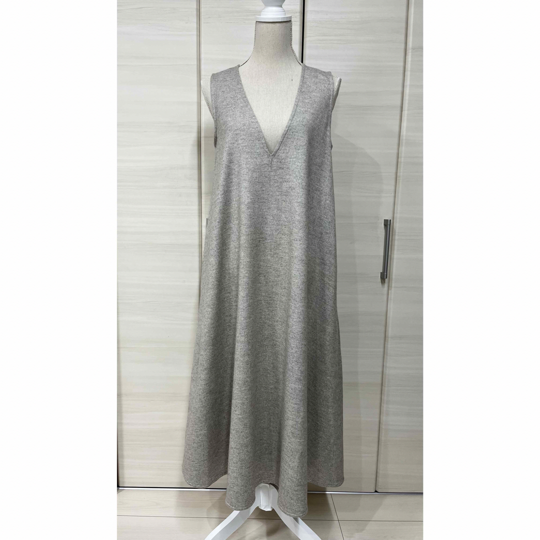 UNITED ARROWS - 美品♪ユナイテッドアローズ ツイードＶネックジャンパースカート フレア ベージュの通販 by Yshop｜ ユナイテッドアローズならラクマ