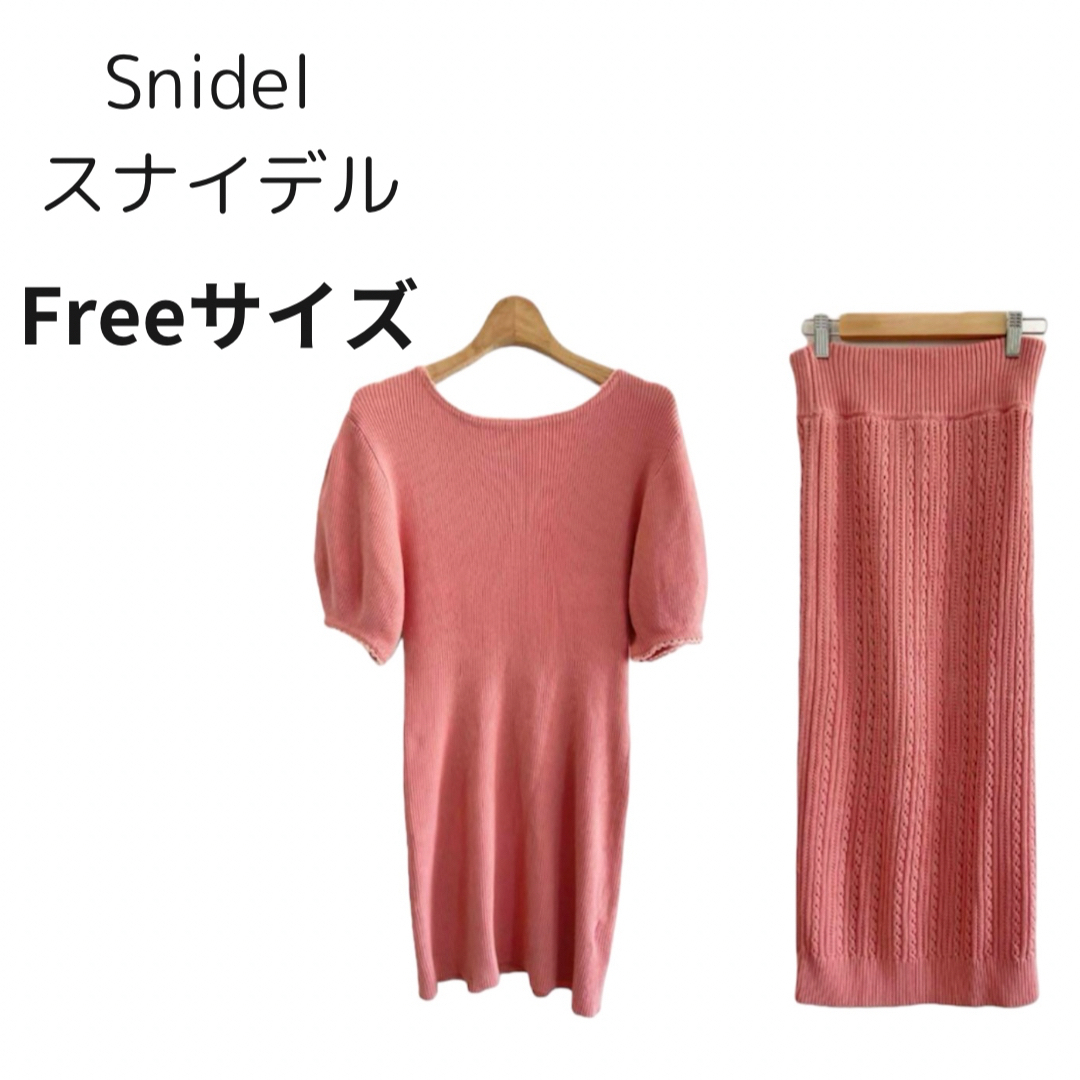 SNIDEL(スナイデル)の【美品/set】 スナイデル チュニック ロングスカート 大人可愛い Free レディースのスカート(ロングスカート)の商品写真