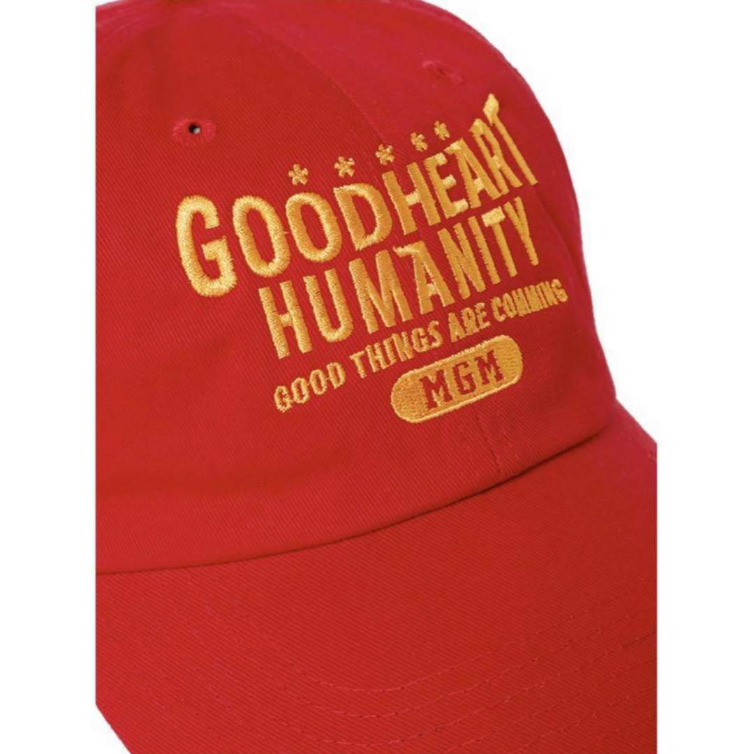 新品未開封 MARGINAL MAN GOOD HEART CAP RED即購入大丈夫です - 帽子