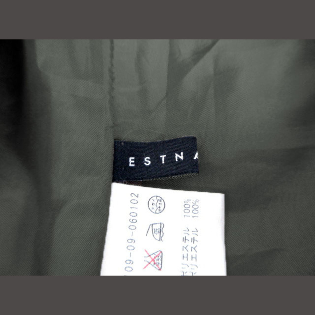 ESTNATION(エストネーション)のエストネーション ESTNATION スカート フレア ギャザー サテン 38  レディースのスカート(ひざ丈スカート)の商品写真