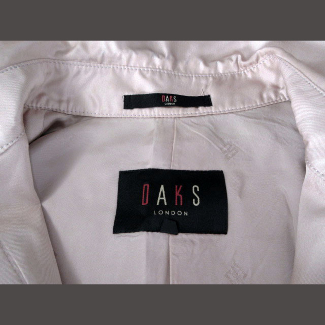 DAKS(ダックス)のダックス DAKS コート ジャケット ステンカラー サテン 38 レディースのジャケット/アウター(その他)の商品写真