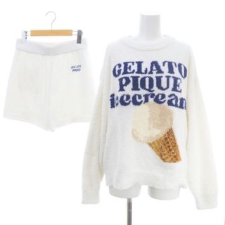 ジェラートピケ(gelato pique)のジェラートピケ 23SS アイスJQDプルオーバー ショートパンツ 長袖 F(パジャマ)