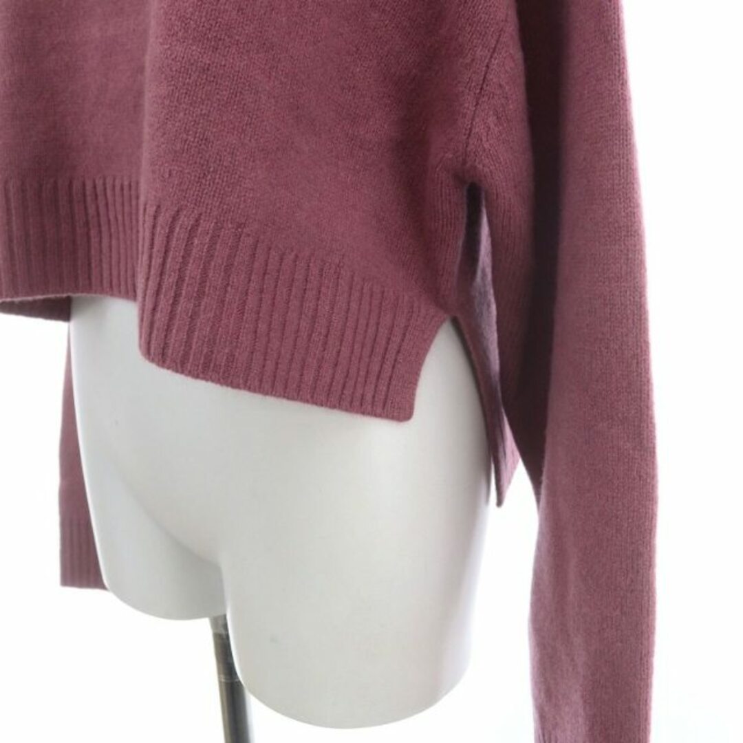 SNIDEL(スナイデル)のスナイデル ショートブローチニット セーター 長袖 ブローチ付き F ピンク レディースのトップス(ニット/セーター)の商品写真