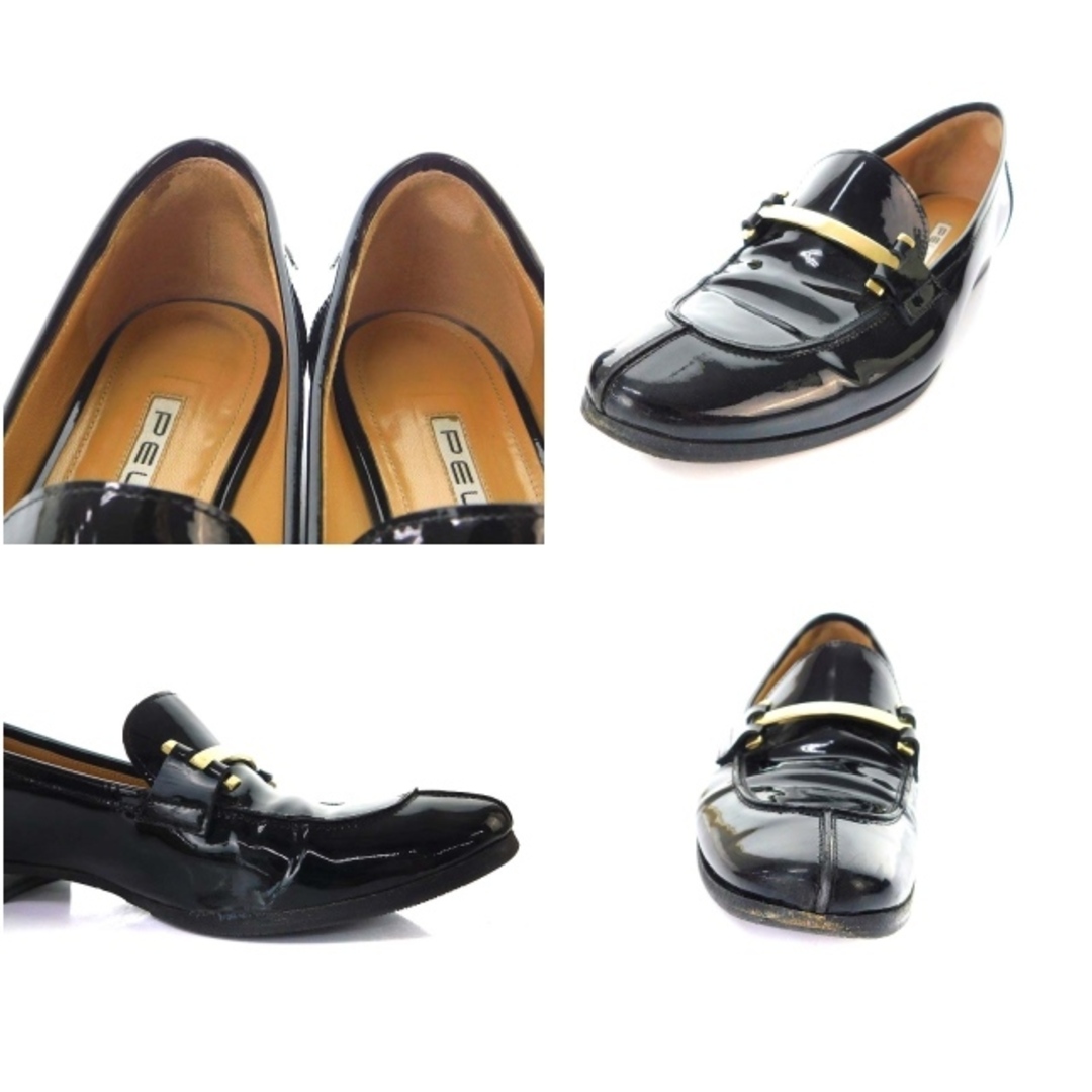 PELLICO(ペリーコ)のペリーコ ローファー スリッポン ローヒール ビット 36.5 黒 レディースの靴/シューズ(ローファー/革靴)の商品写真