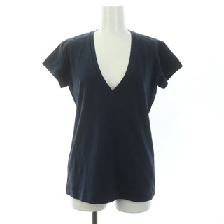 マディソンブルー(MADISONBLUE)のマディソンブルー Vネック Tシャツ カットソー 半袖 コットン 01 紺(Tシャツ(半袖/袖なし))
