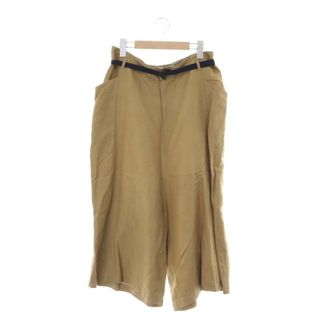 パドカレ(pas de calais)のパドカレ ガウチョパンツ サルエルパンツ ワイドパンツ クロップド リネン混(サルエルパンツ)