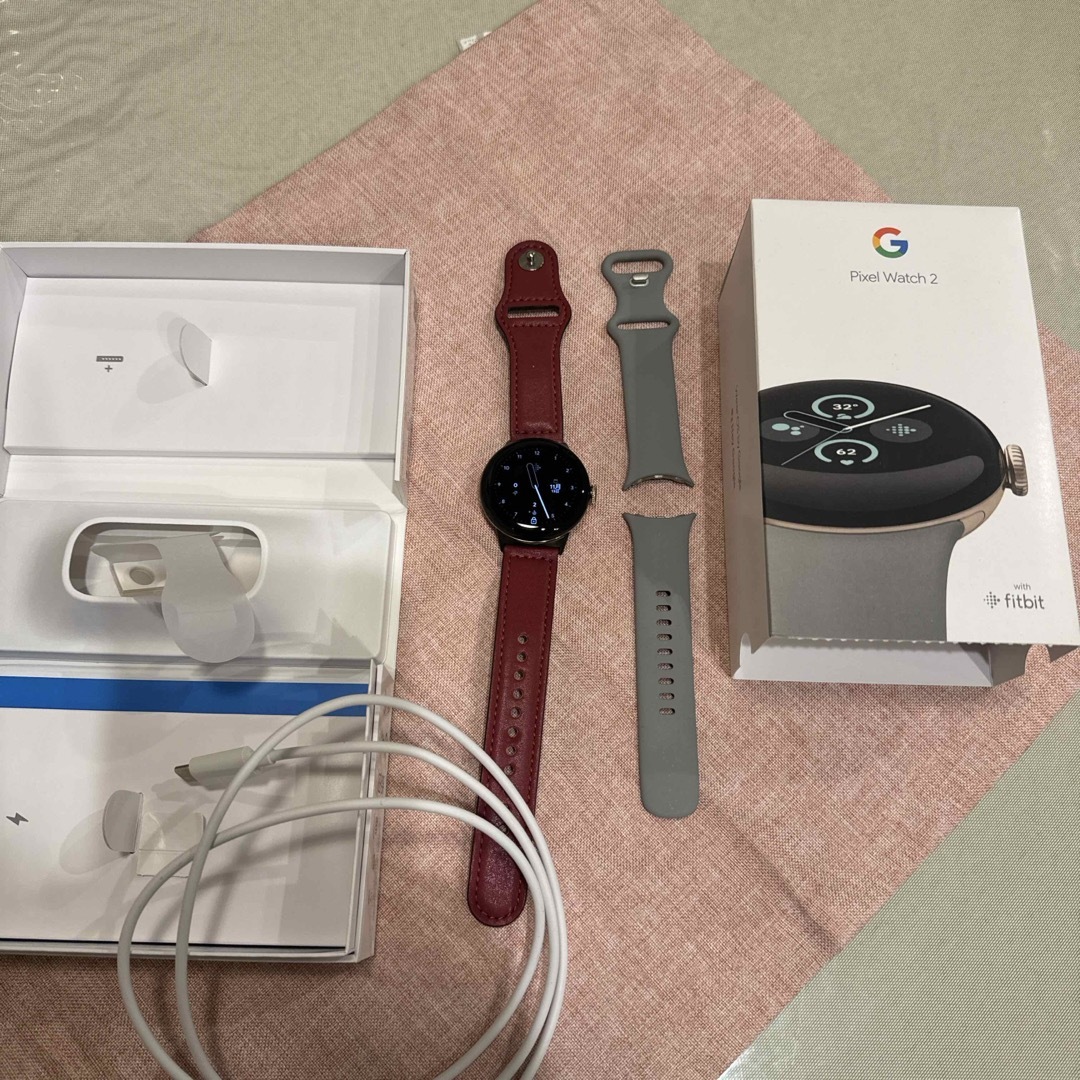 Google(グーグル)のGoogle PIXEL WATCH 2 BT/WI-FI CHAMPAG メンズの時計(その他)の商品写真