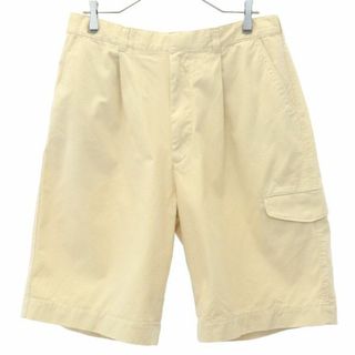 ユニクロ(UNIQLO)のユニクロ プラスジェイコラボ タック チノショートパンツ L ベージュ UNIQLO +J メンズ 【中古】  【240122】(ワークパンツ/カーゴパンツ)