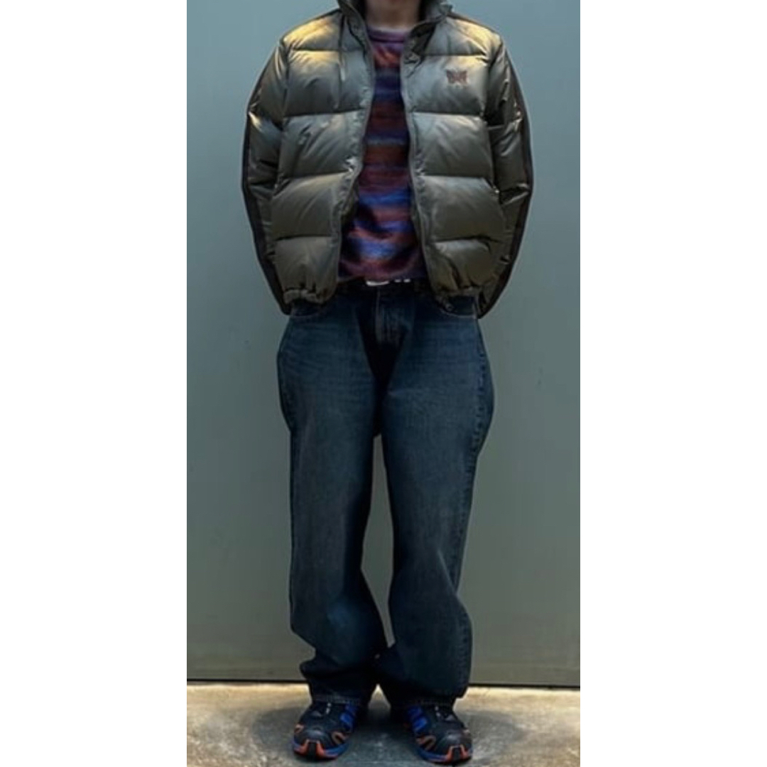 Needles - NEEDLES BEAMS 別注 DOWN JACKET 緑 オリーブ Mの通販 Needles - NEEDLES BEAMS 別注 DOWN JACKET 緑 オリーブ Mの通販