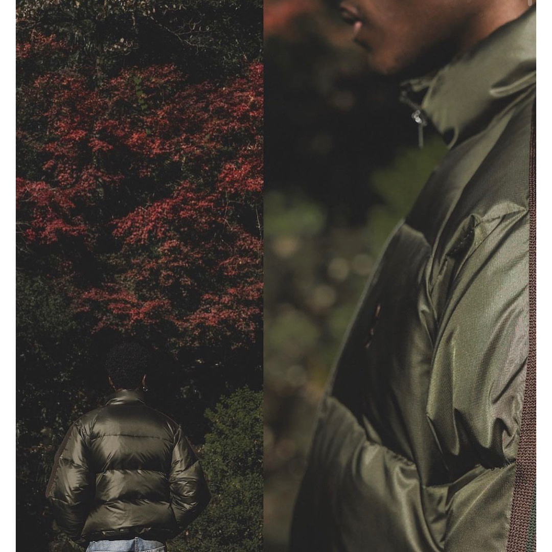 Needles - NEEDLES BEAMS 別注 DOWN JACKET 緑 オリーブ Mの通販 Needles - NEEDLES BEAMS 別注 DOWN JACKET 緑 オリーブ Mの通販