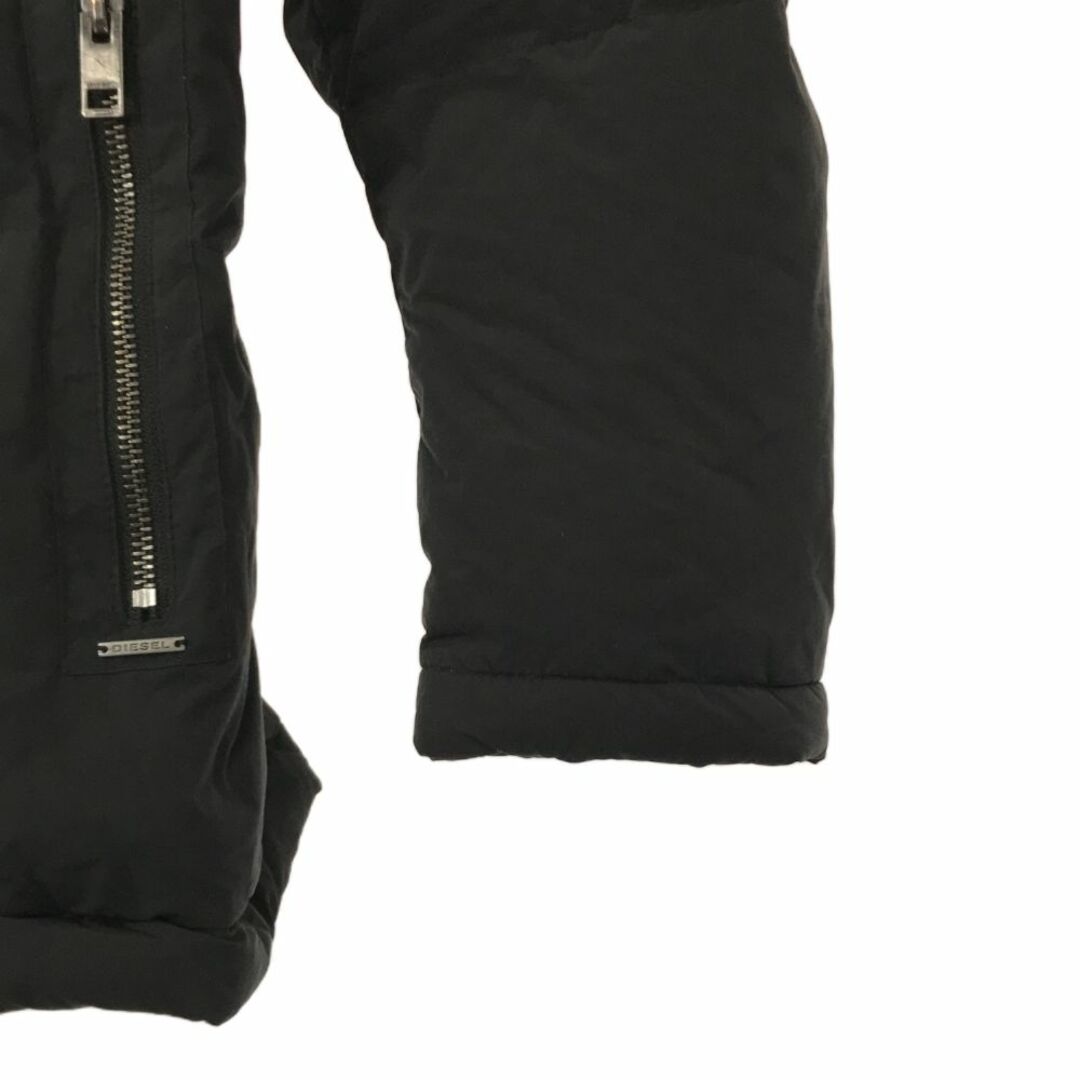 DIESEL(ディーゼル)のディーゼル ダウンコート XXS ブラック DIESEL レディース 古着 【240122】 レディースのジャケット/アウター(ダウンコート)の商品写真