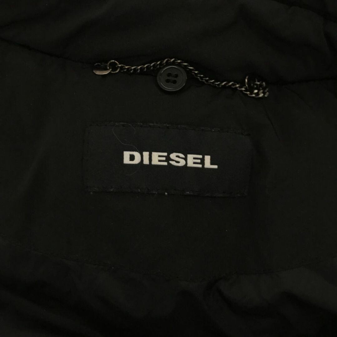 DIESEL(ディーゼル)のディーゼル ダウンコート XXS ブラック DIESEL レディース 古着 【240122】 レディースのジャケット/アウター(ダウンコート)の商品写真