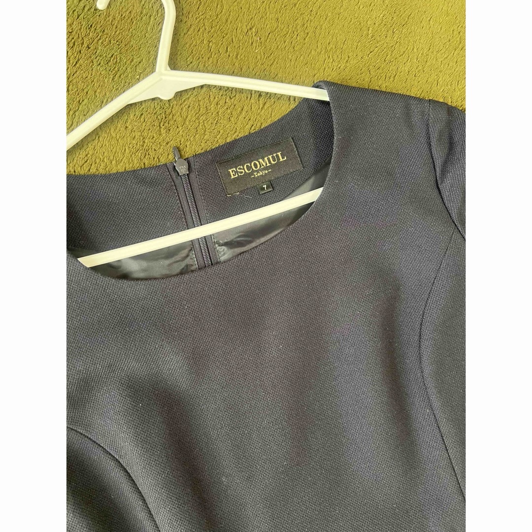 SOIR(ソワール)のメアリーココ ESCOMUL お受験スーツ 上下セット 濃紺　ワンピース レディースのフォーマル/ドレス(スーツ)の商品写真