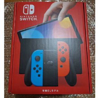 ニンテンドースイッチ(Nintendo Switch)の新品、未使用　任天堂Switch有機ELネオン(家庭用ゲーム機本体)