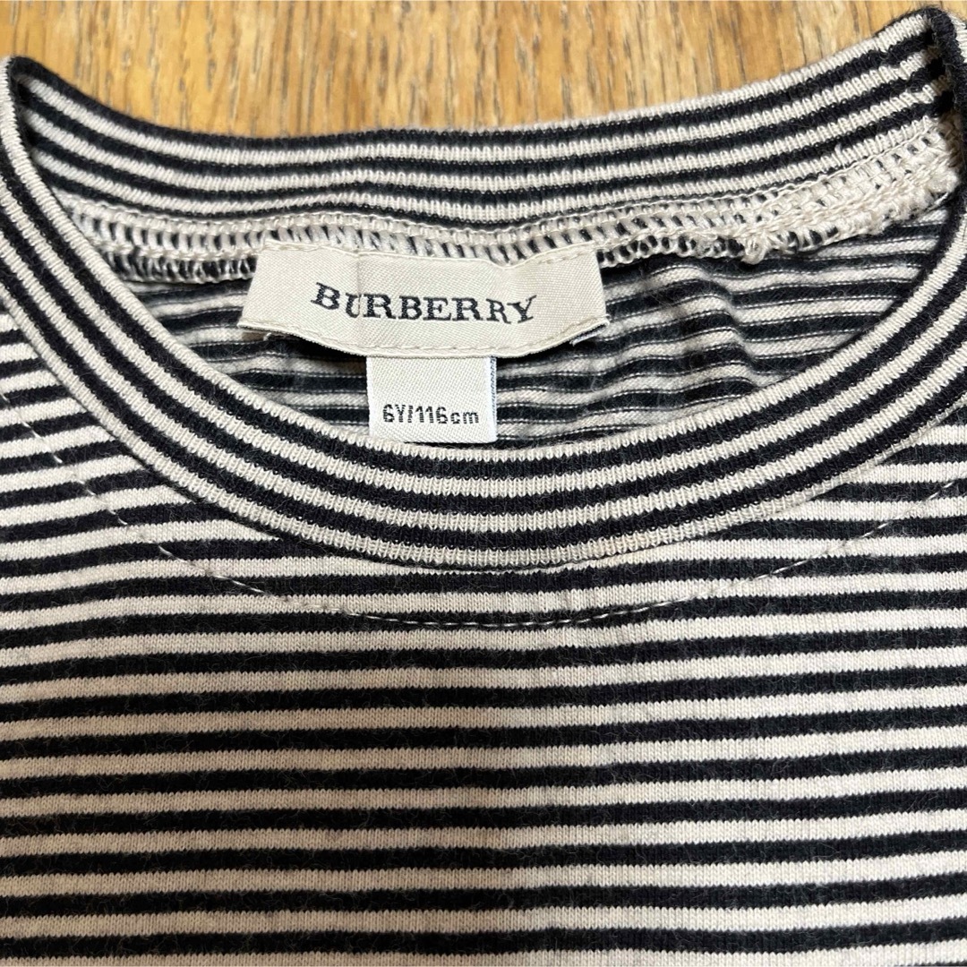 BURBERRY(バーバリー)のバーバリー長T 2枚セット！　120 キッズ/ベビー/マタニティのキッズ服女の子用(90cm~)(Tシャツ/カットソー)の商品写真